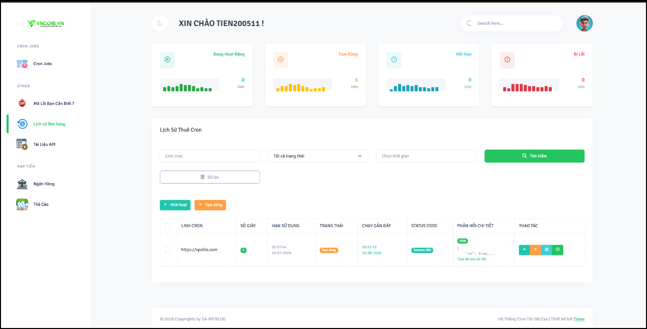 code cho thuê cron theme mới ( đã kèm tool ) - ảnh 3