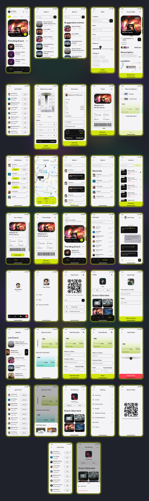 Code Booking Sự Kiện App React Native CLI Ui Kit PHP (Festify) - ảnh 2