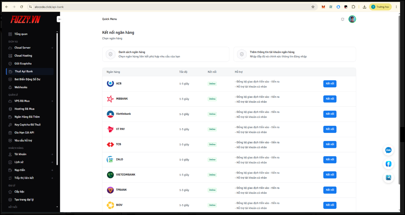 Code bán hosting , vps, thuê api bank giải captcha v3 của cmstdev - ảnh 2